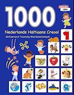 1000 Nederlands Haïtiaans Creool Geïllustreerd Tweetalig Woordenschatboek (Zwart-Wit Editie)