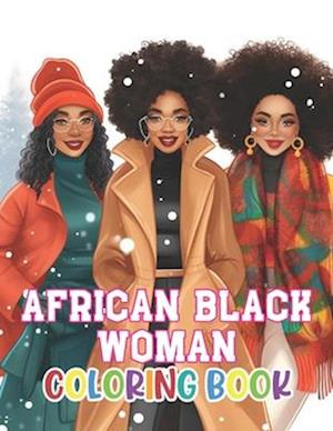 African Black Woman Coloring Book