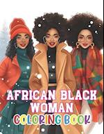 African Black Woman Coloring Book