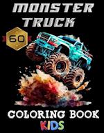 Monster Truck Coloring Book For Kids