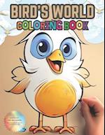 Bird's World Coloring Book