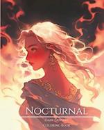 Nocturnal- Dark Fantasy Coloring Book 10