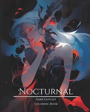 Nocturnal- Dark Fantasy Coloring Book 11