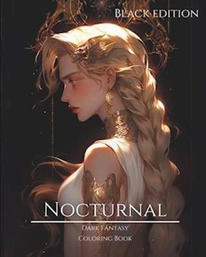 Nocturnal- Dark Fantasy Coloring Book 12