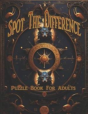 Spot The Difference Puzzle Book for Adults