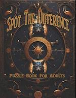 Spot The Difference Puzzle Book for Adults