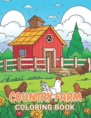 Country Farm Coloring Book
