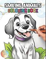 Smiling Animals Coloring Book