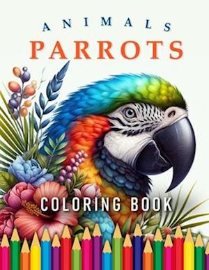 Parrot Coloring Book