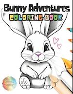 Bunny Adventures Easter Coloring Book