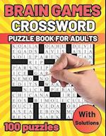 Brain Games Crossword Puzzle Book for Adults