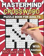 Mastermind Crossword Puzzle Book for Adults