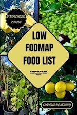 Low-Fodmap Food List
