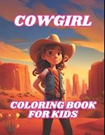 Cowgirl Coloring Book for Kids
