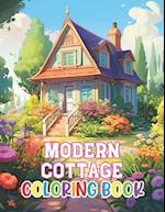 Modern Cottage Coloring Book