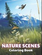 Nature Scenes Coloring Book