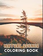 Nature Scenes Coloring Book
