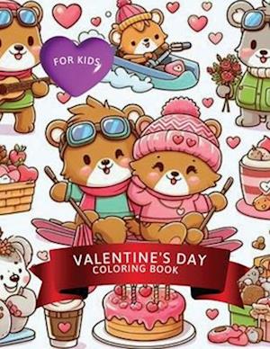 Valentine's Day Coloring Book For Kids