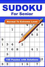 Sudoku For Senior Normal To Extreme Level 100 Puzzles With Solution