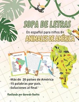 Sopa de Letras Animales de America