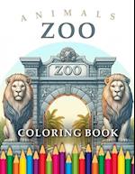 Zoo Animals Coloring Book