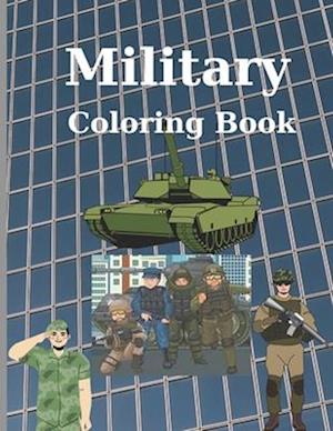 Military Coloring Book