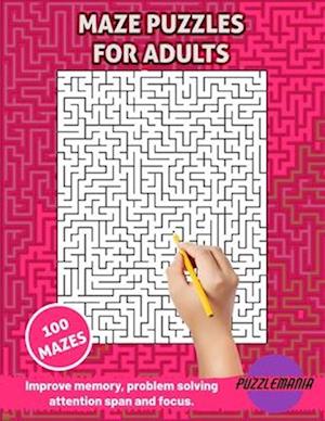 Maze Puzzle Book for Adults