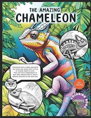 The Amazing Chameleon, Kids K-12 Wildlife Chameleon Coloring Book