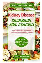 Kidney Disease Diet Cookbook for Seniors