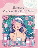 Skincare Coloring Book for Girls