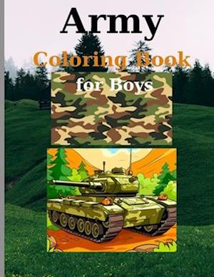 Army Coloring Book for Boys