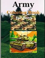 Army Coloring Book for Boys