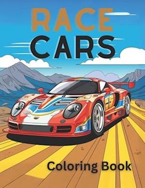 Race Car Coloring Book