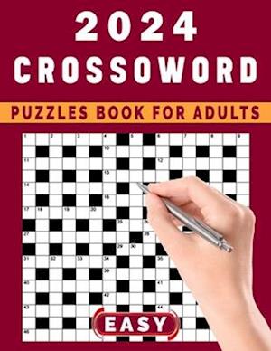 2024 Easy Crossword Puzzles Book For Adults