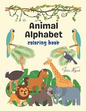 Animal Alphabet Coloring Book