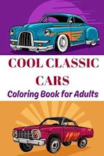 Cool classic cars coloring book for adults