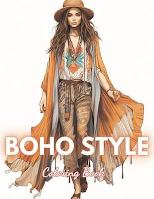 Boho Style Coloring Book