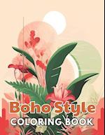 Boho Style Coloring Book