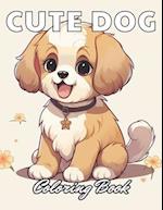 Cute Dog Coloring Book