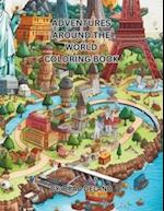Adventures Around the World Coloring Book