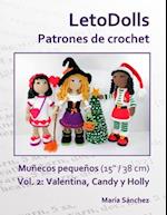 LetoDolls Patrones de crochet Muñecos pequeños (15"/ 38 cm) Vol. 2