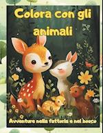 Colora con gli animali