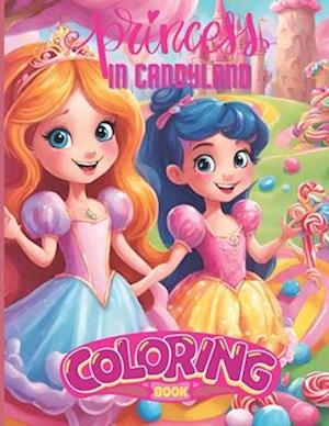 Princess In Candyland Coloring Book