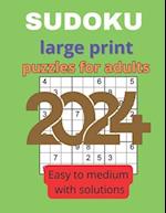 sudoku puzzle for adults easy to medium 2024