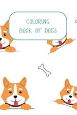 Coloring Book of Dogs for kids