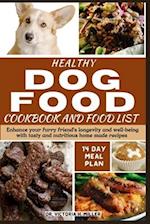 Healthy Dog Food Cookbook and Food List