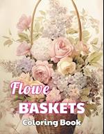 Flower Baskets Coloring Book