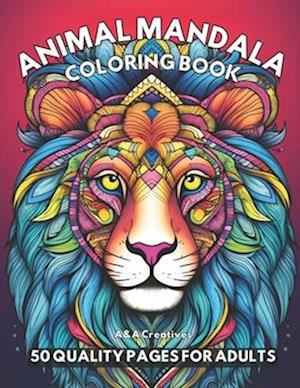 #1 Animal Mandala Coloring Book for Adults