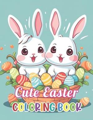 Cute Easter Coloring Book for Kids