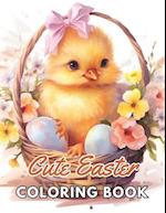 Cute Easter Coloring Book for Kids